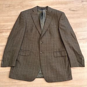 Botany Five Hundred 500 Plaid Blazer‎ Jacket 100% Lambswool C35